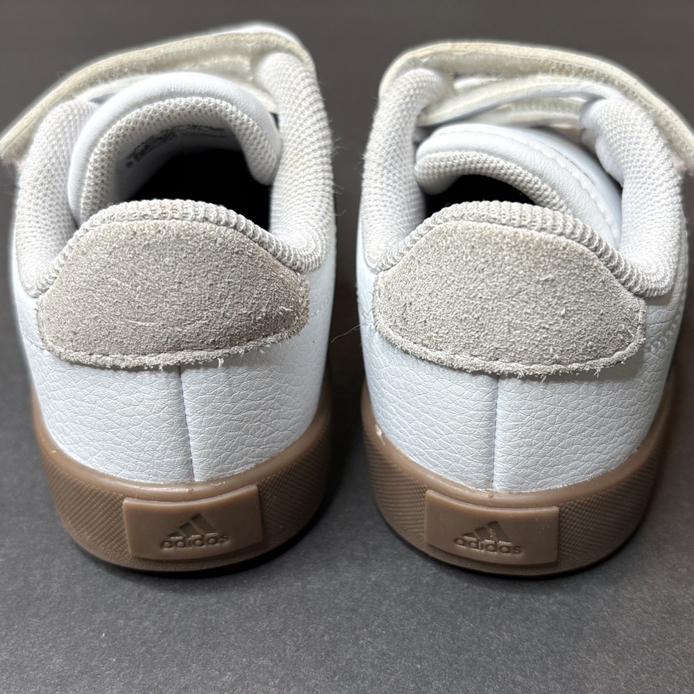 ADIDAS VL Court White Toddler Size 7K - Picture 3 of 12